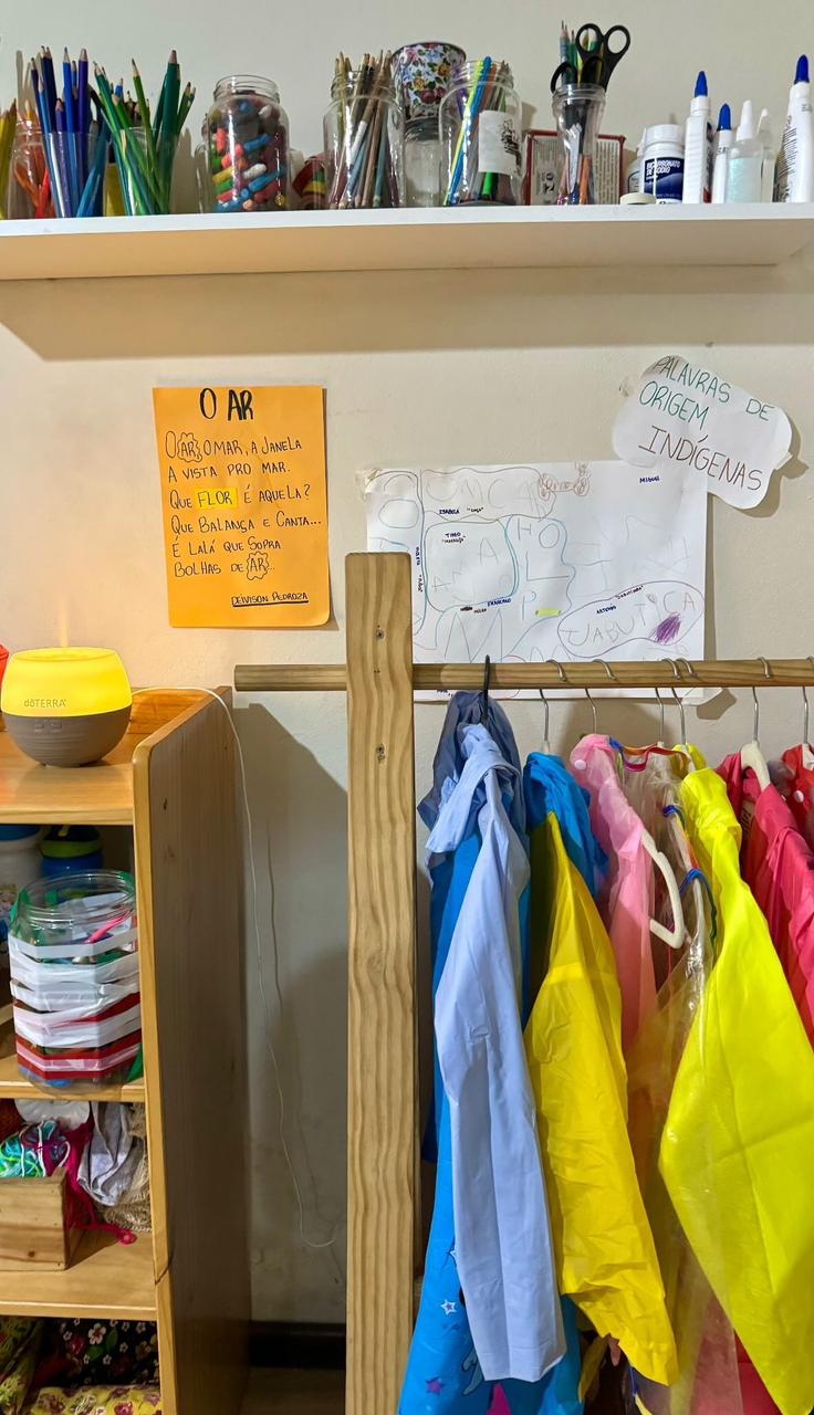 Sala de atividades da escola